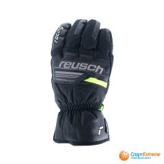 Перчатки REUSCH Ski Race VC R-TEX XT Black/White/Neon Green 